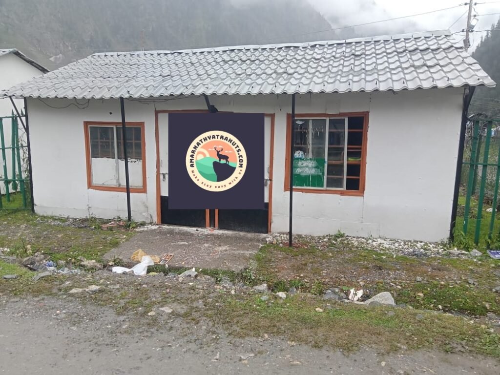 Amarnath Pilgrimage Accommodation Known as Shrine Board hut at Baltal 